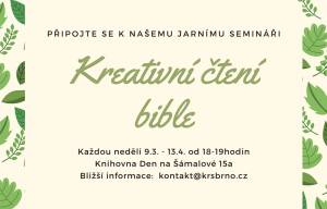 9. 3. - 13. 4. 2025 - Kreativní čtení Bible